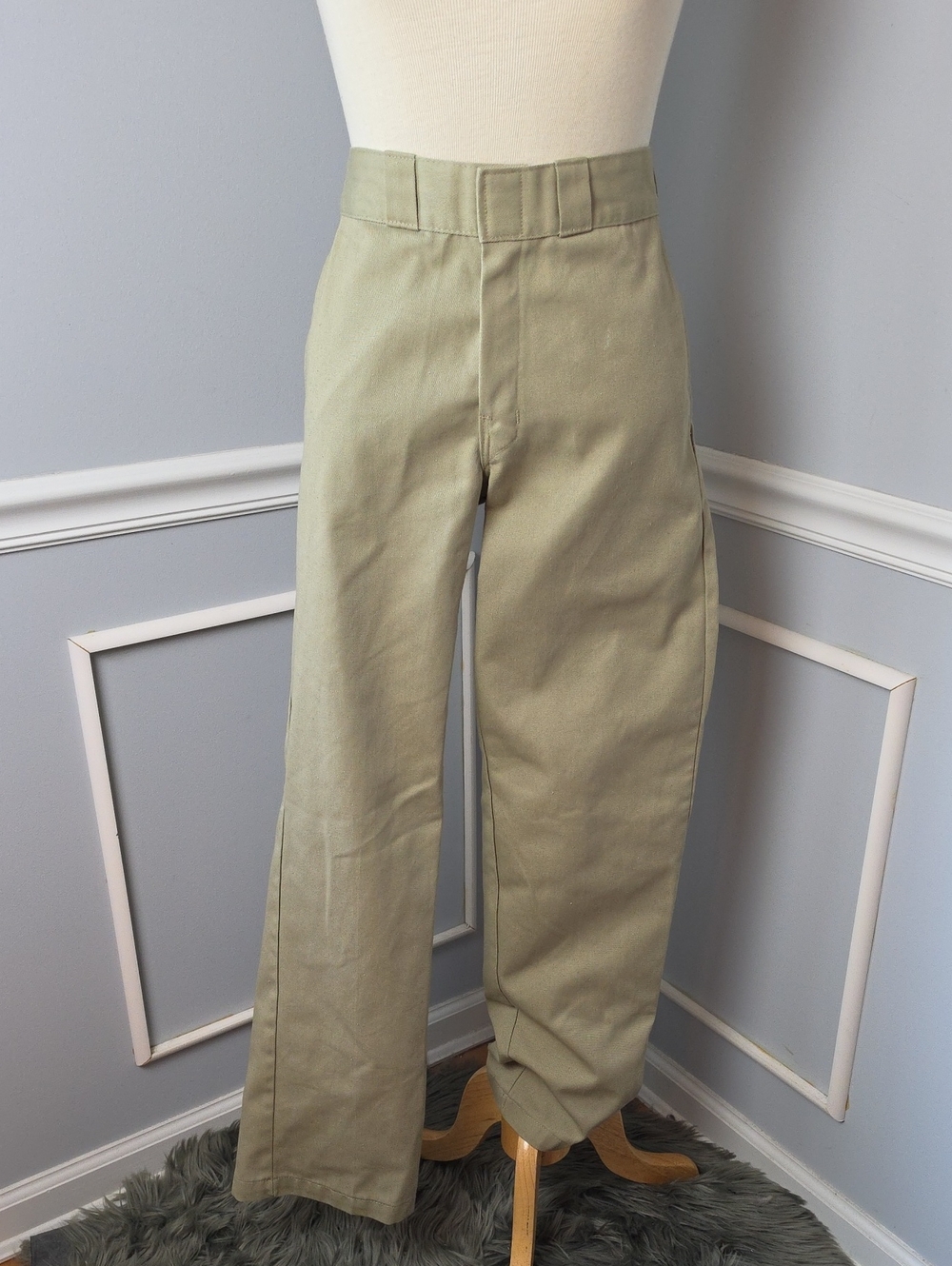 DICKIES 874 Original Fit Tan School Uniform Workwear Chino Flat Front Pant 30x32